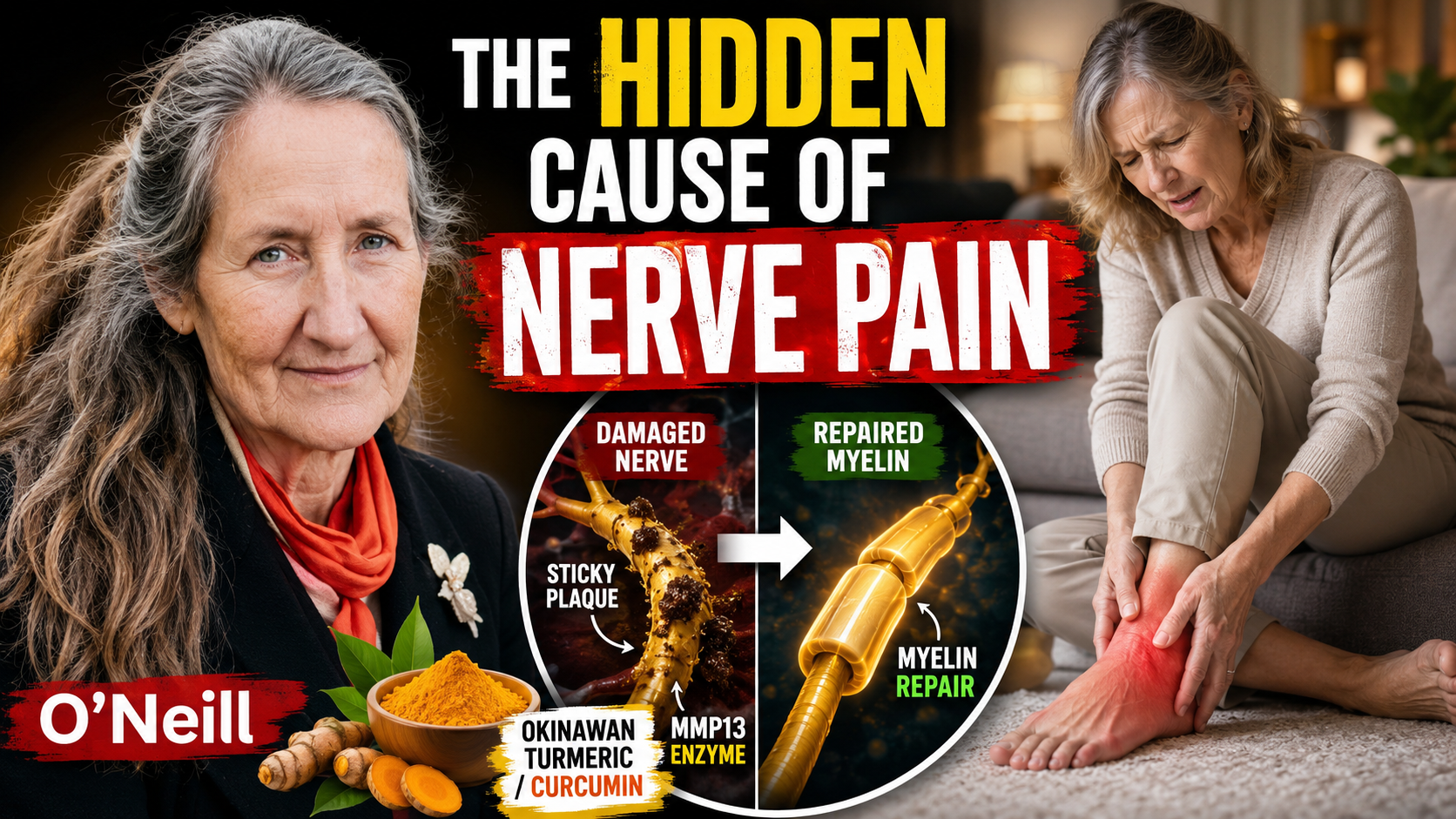 Dr. Barbara exposes the real cause of burning feet at night — 10-second nerve reset